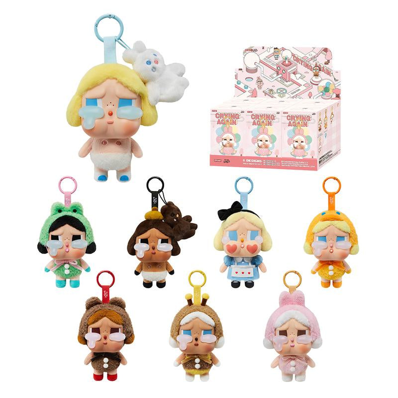 Unbox the Feels with CRYBABY's Crying Again Vinyl Face Plush - Mystery Blind Box Surprise! πβ¨