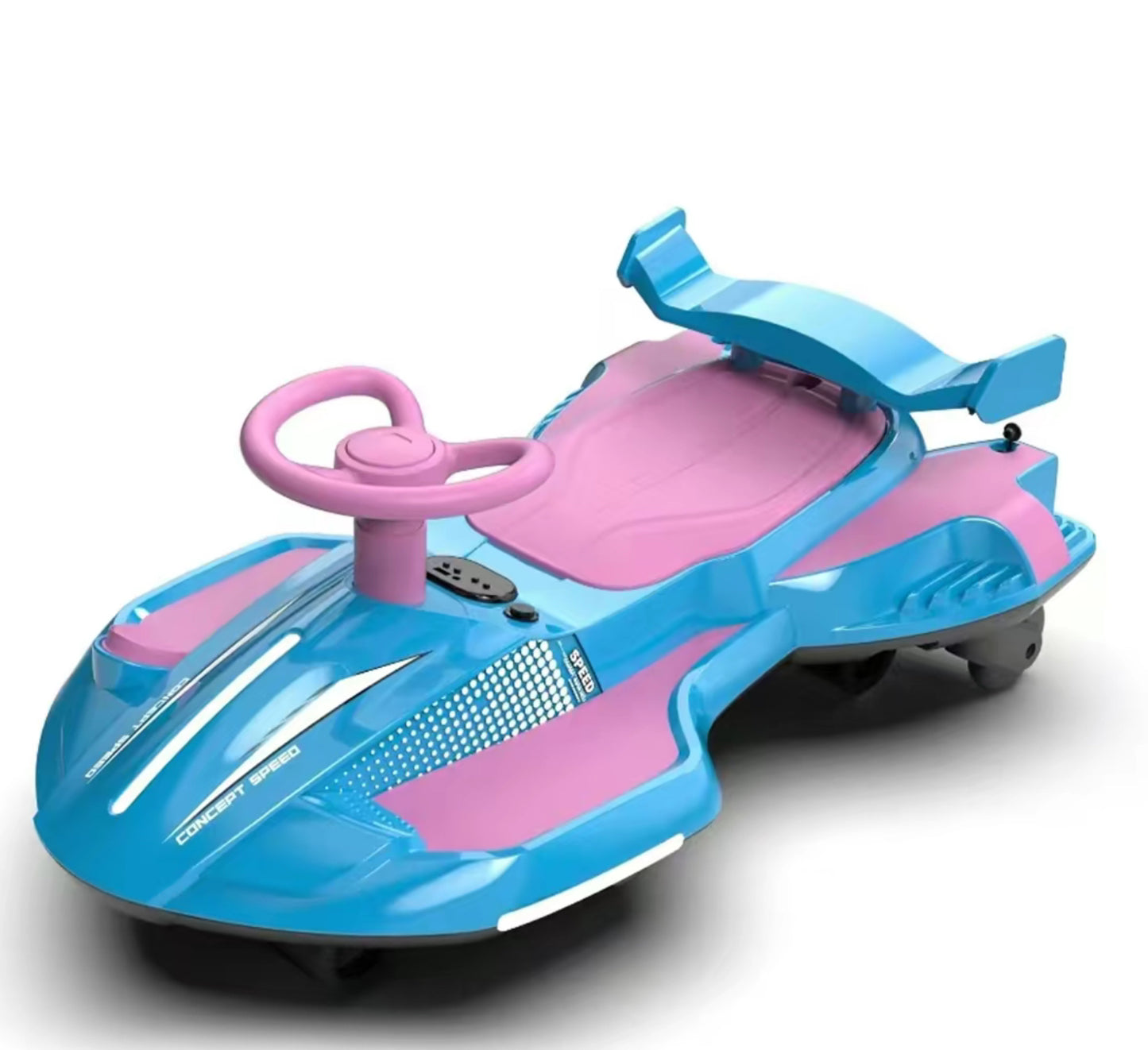 【Akeleo】12V Electric Wiggle Car with Pedal, 2 in 1 Wiggle Car Ride on Toys for Kids Ages 3 and Up, Anti-Rollover Flashing Wheels, Bluetooth, Music2