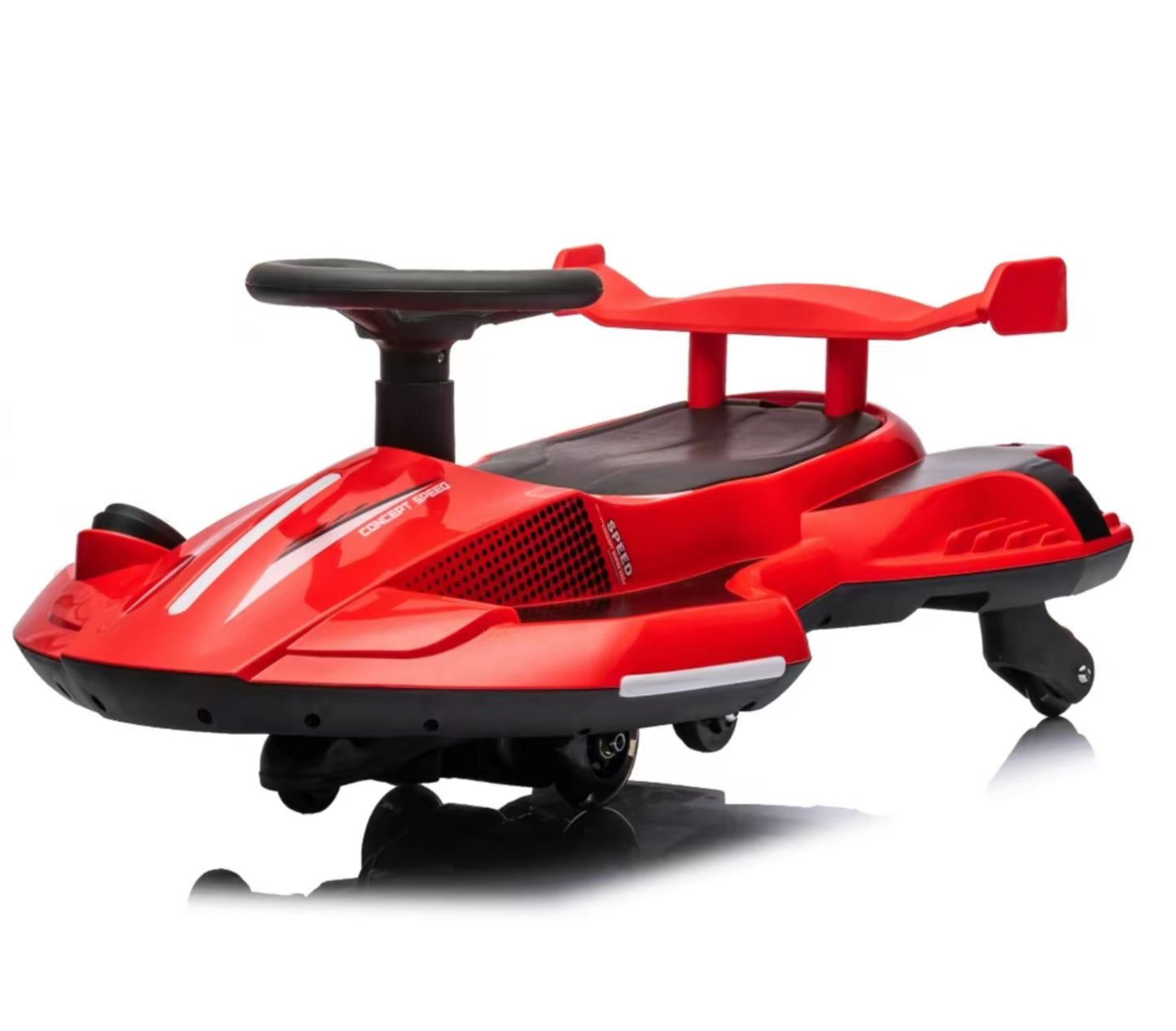 【Akeleo】12V Electric Wiggle Car with Pedal, 2 in 1 Wiggle Car Ride on Toys for Kids Ages 3 and Up, Anti-Rollover Flashing Wheels, Bluetooth, Music2