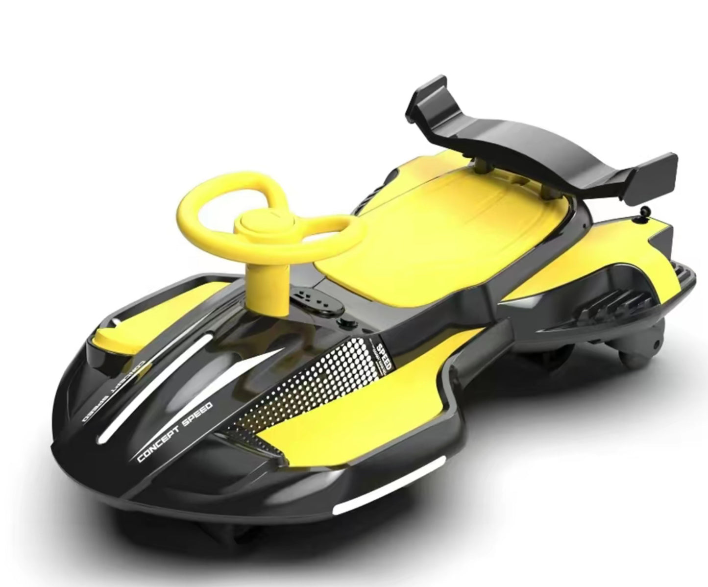 【Akeleo】12V Electric Wiggle Car with Pedal, 2 in 1 Wiggle Car Ride on Toys for Kids Ages 3 and Up, Anti-Rollover Flashing Wheels, Bluetooth, Music2