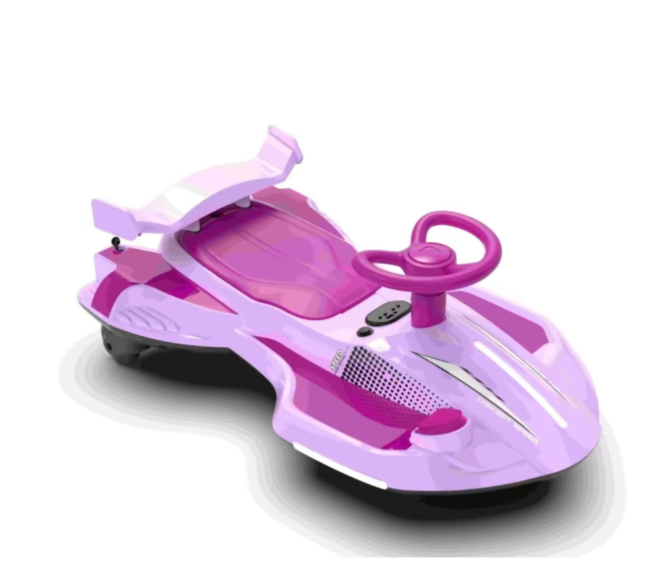 【Akeleo】12V Electric Wiggle Car with Pedal, 2 in 1 Wiggle Car Ride on Toys for Kids Ages 3 and Up, Anti-Rollover Flashing Wheels, Bluetooth, Music2