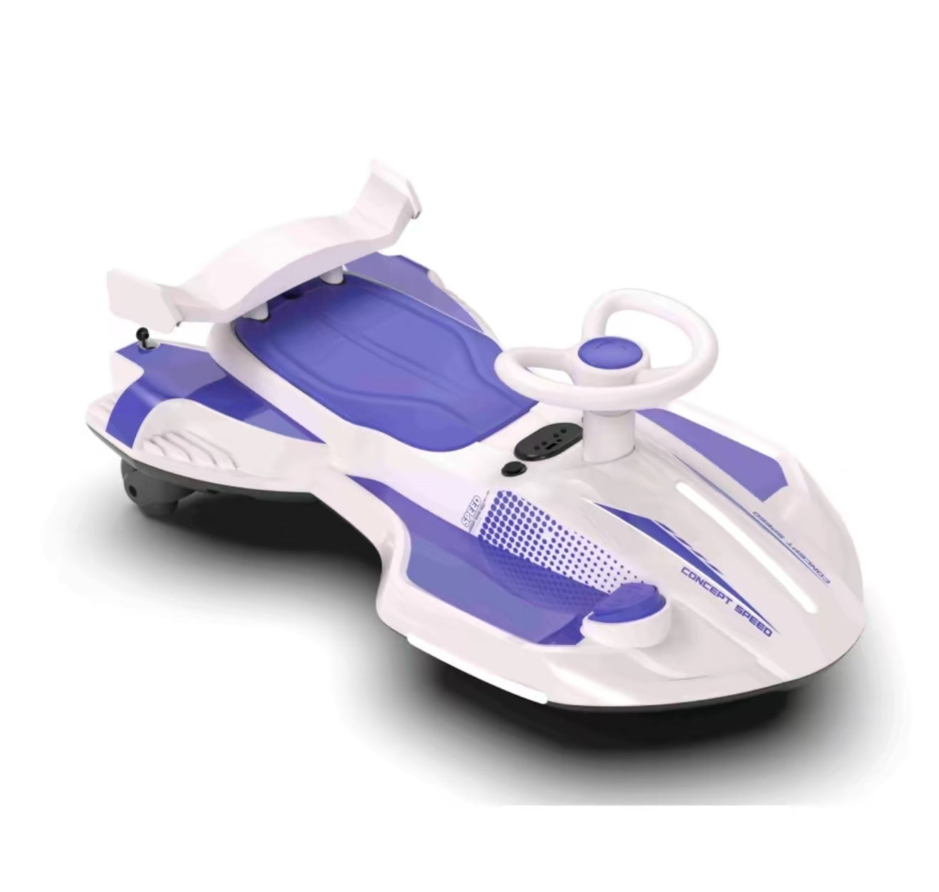 【Akeleo】12V Electric Wiggle Car with Pedal, 2 in 1 Wiggle Car Ride on Toys for Kids Ages 3 and Up, Anti-Rollover Flashing Wheels, Bluetooth, Music2
