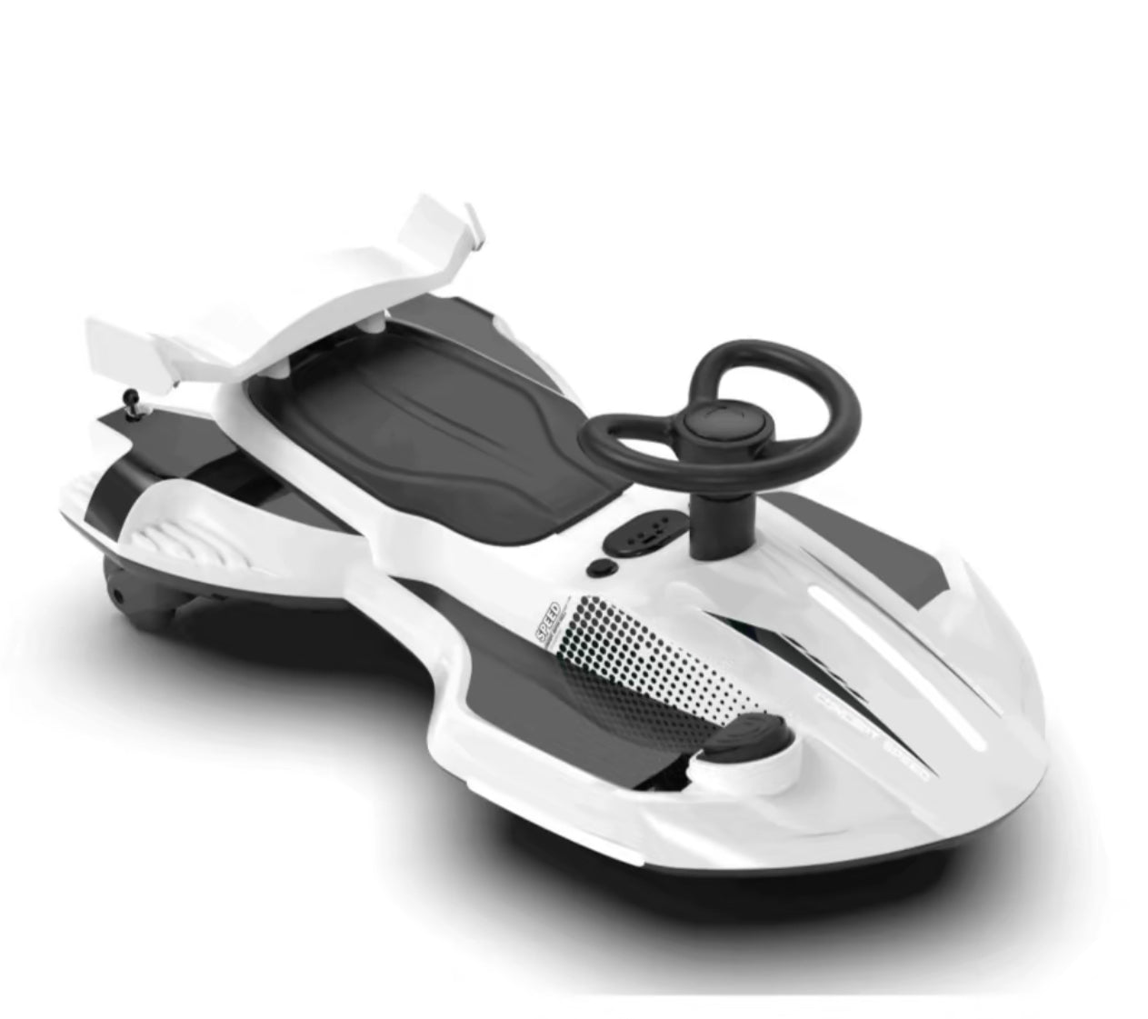 【Akeleo】12V Electric Wiggle Car with Pedal, 2 in 1 Wiggle Car Ride on Toys for Kids Ages 3 and Up, Anti-Rollover Flashing Wheels, Bluetooth, Music2