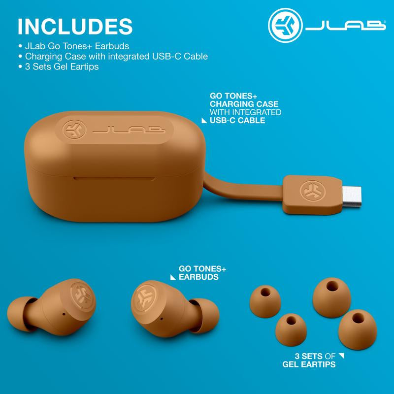 Experience Sound Like Never Before: JLab Tones Earbuds 2 Pack - Go Tones+ & JBuds Mini Tones for Ultimate Comfort and Clear Calls