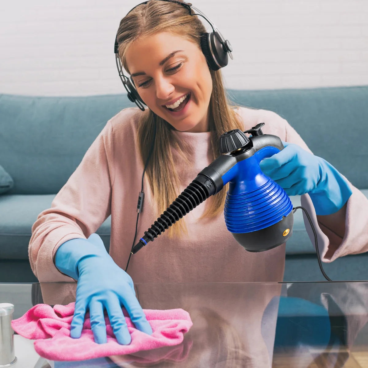 Powerful Handheld Steam Cleaner for Chemical-Free Deep Cleaning