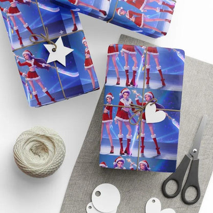 Kpop Demon Hunters Christmas Wrapping Paper - Saja Boys Huntrix Gift Wrap for Festive Celebrations