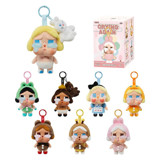 Unbox the Feels with CRYBABY's Crying Again Vinyl Face Plush - Mystery Blind Box Surprise! 🎁✨