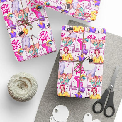 Kpop Demon Hunters Christmas Wrapping Paper - Saja Boys Huntrix Gift Wrap for Festive Celebrations