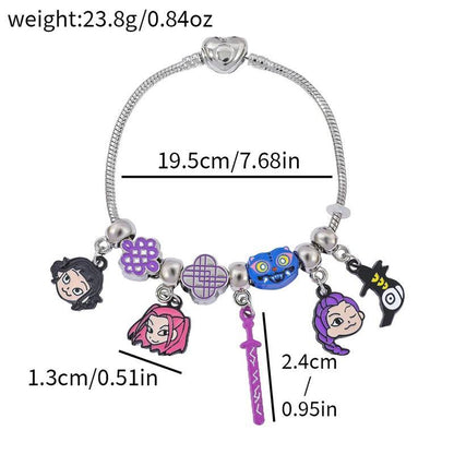 Spark Joy This Christmas with Our DIY Kpop Demon Hunters Charm Bracelet – The Perfect Anime Jewelry Gift for All Ages!