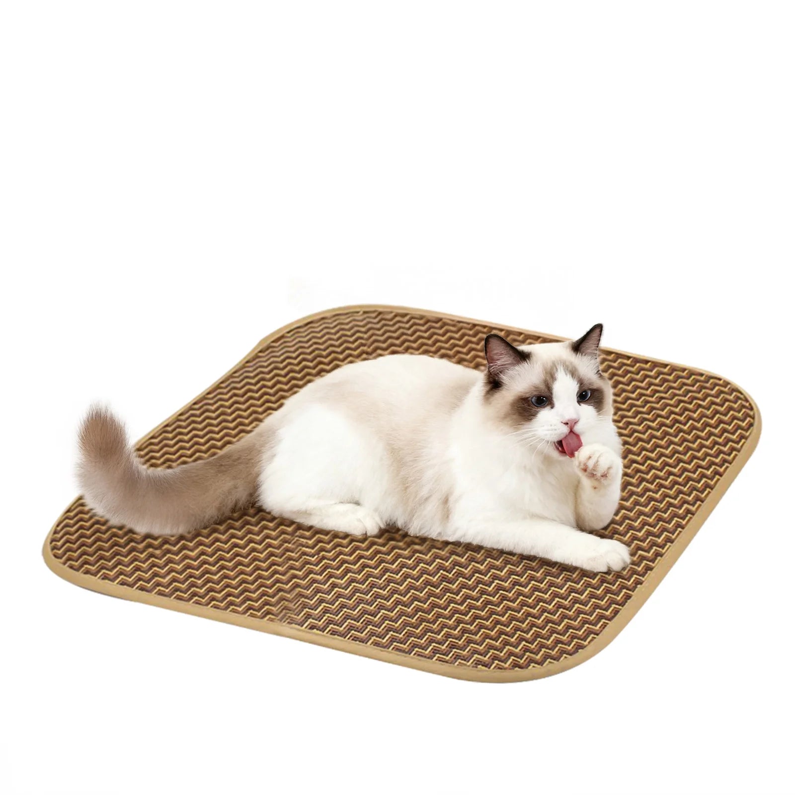 Cozy Large Cat Bed & House with Cushions, Scratch Pad, and Fluffy Ball - Perfect Indoor Retreat for Your Feline Friend!