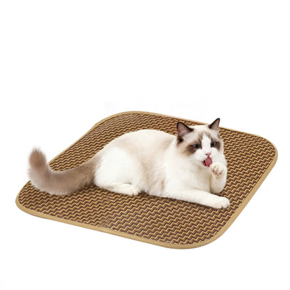 Cozy Large Cat Bed & House with Cushions, Scratch Pad, and Fluffy Ball - Perfect Indoor Retreat for Your Feline Friend!