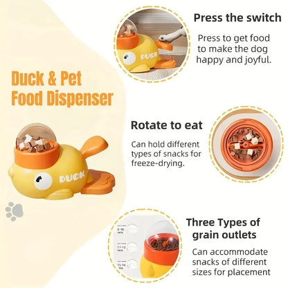 Interactive Automatic Pet Feeder Toy - Slow Feed Bowl for Cats & Dogs, No Battery Required, Engaging Training Game, Durable Plastic