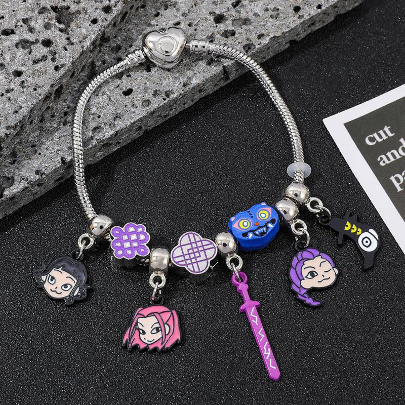 Spark Joy This Christmas with Our DIY Kpop Demon Hunters Charm Bracelet – The Perfect Anime Jewelry Gift for All Ages!