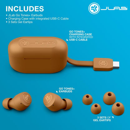 Experience Sound Like Never Before: JLab Tones Earbuds 2 Pack - Go Tones+ & JBuds Mini Tones for Ultimate Comfort and Clear Calls