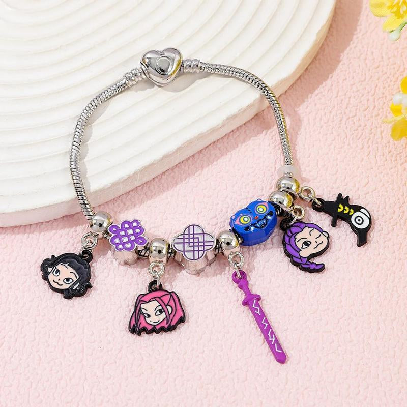 Spark Joy This Christmas with Our DIY Kpop Demon Hunters Charm Bracelet – The Perfect Anime Jewelry Gift for All Ages!