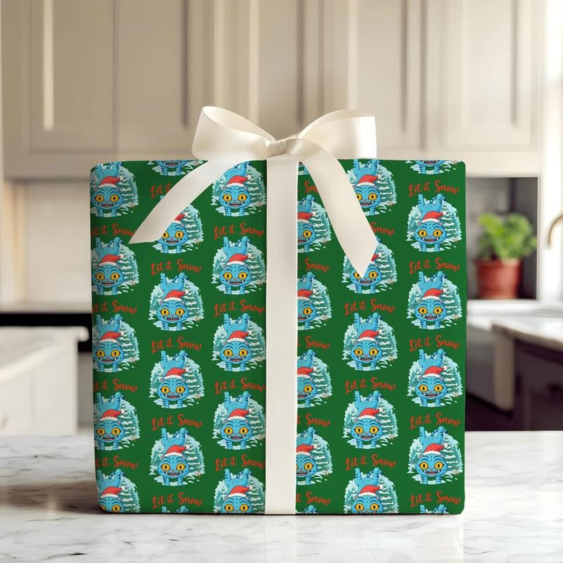 Kpop Demon Hunters Christmas Wrapping Paper - Saja Boys Huntrix Gift Wrap for Festive Celebrations