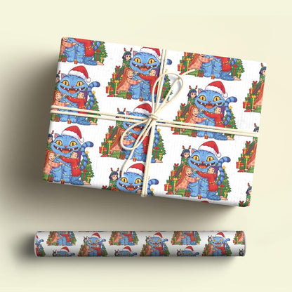 Kpop Demon Hunters Christmas Wrapping Paper - Saja Boys Huntrix Gift Wrap for Festive Celebrations